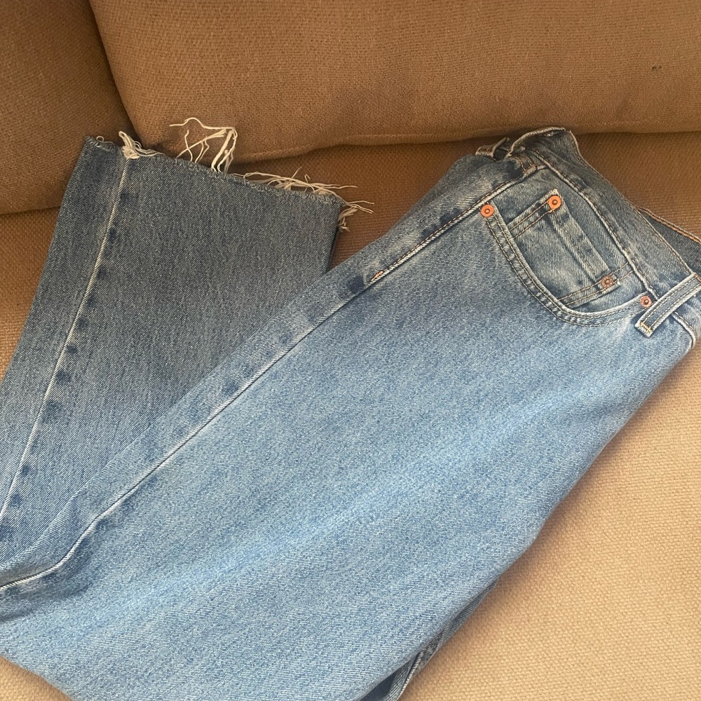 Levi's Light Blue Straight Leg Jeans